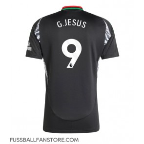 Arsenal Gabriel Jesus #9 Replik Auswärtstrikot 2024-25 Kurzarm